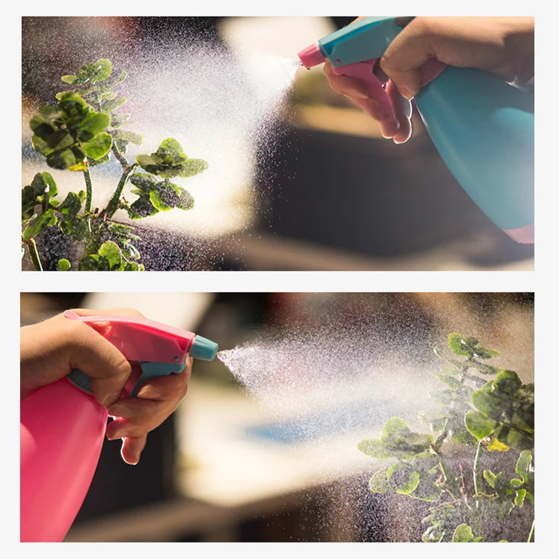 Ярких цветов Лейка бутылка ручной давления спринклерная теплица пластиковых