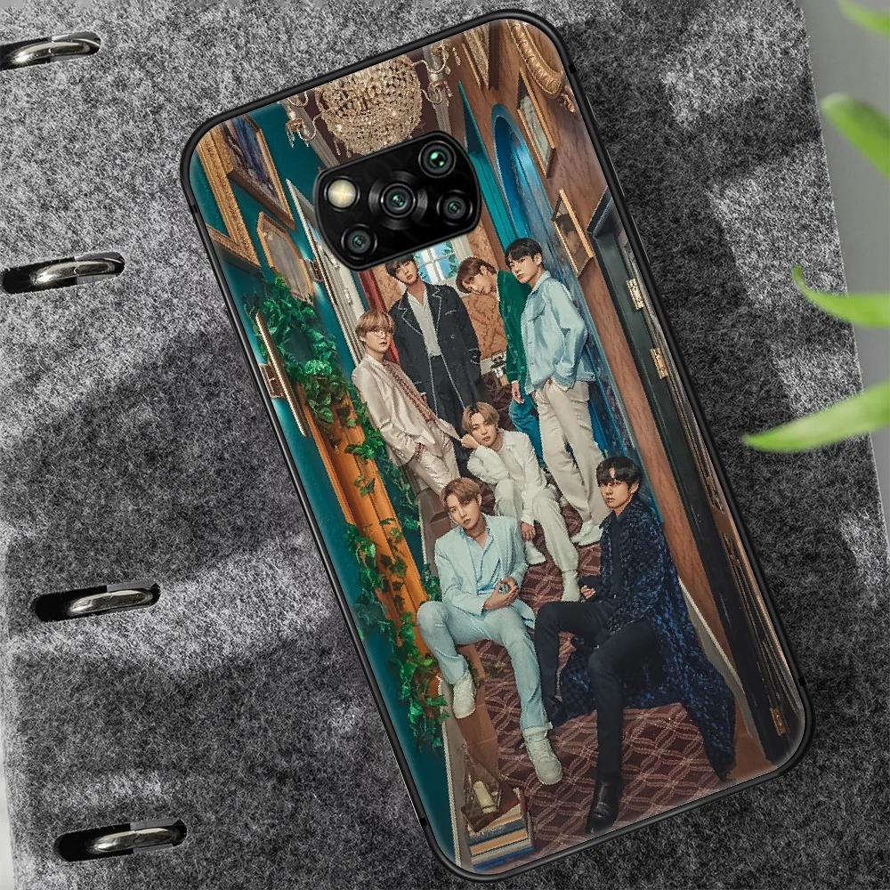 

Bangtan Boys KPOP Phone case Cover Hull For Xiaomi Mi A2 A3 8 9 9T Note 10 Se Lite Pro black Cover Soft Etui Fashion Back Trend