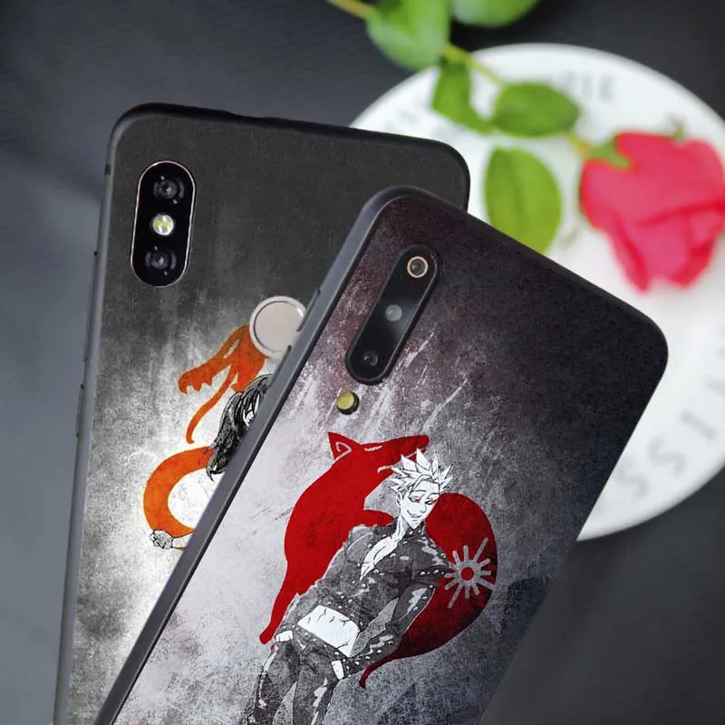 Крутой мультяшный Мягкий силиконовый чехол для телефона с надписью seven deadly sins xiaomi