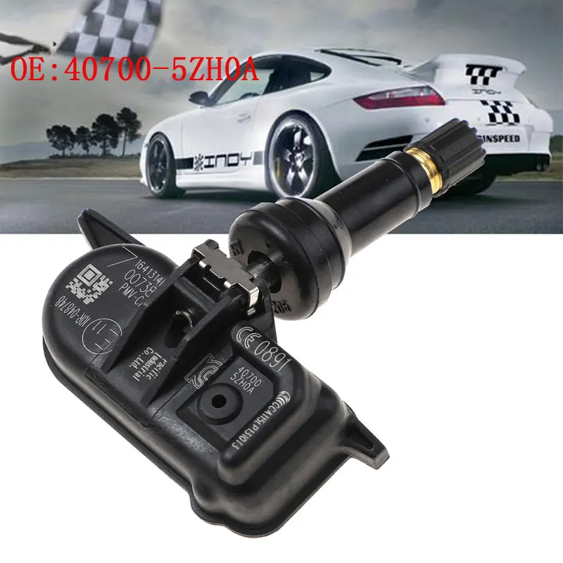 Датчик давления в шинах для Nissan Navara, датчик давления в шинах, 433 МГц, 40700-5ZH0A, 407005ZH0A