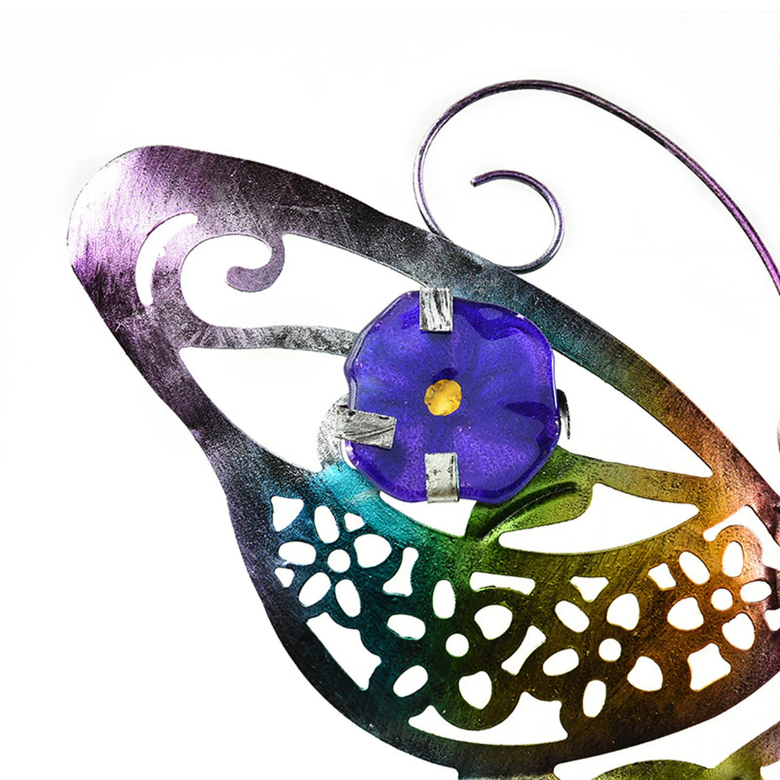 

Iron Metal Hollow Butterfly Tin Crafts Butterfly Green Plant Metal Decoration Diy Pastoral Crafts Party Home Hanging Art Decor