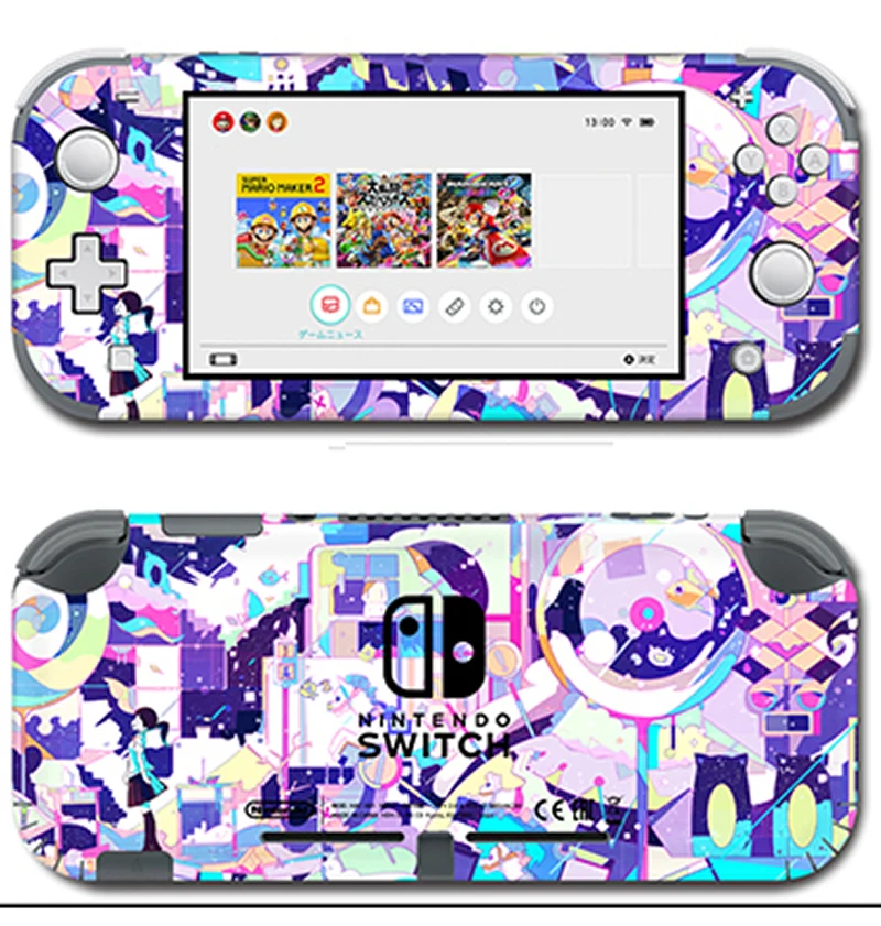 Цветная наклейка для Nintendo Switch Lite Защитная Наклейка Lite|Наклейки| |