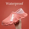 2021 New Winter Slippers Warm Men Shoes Waterproof Women Couples Non-Slip Plush Cotton Indoor Outdoor Cozy Home Autumn Thick Hee