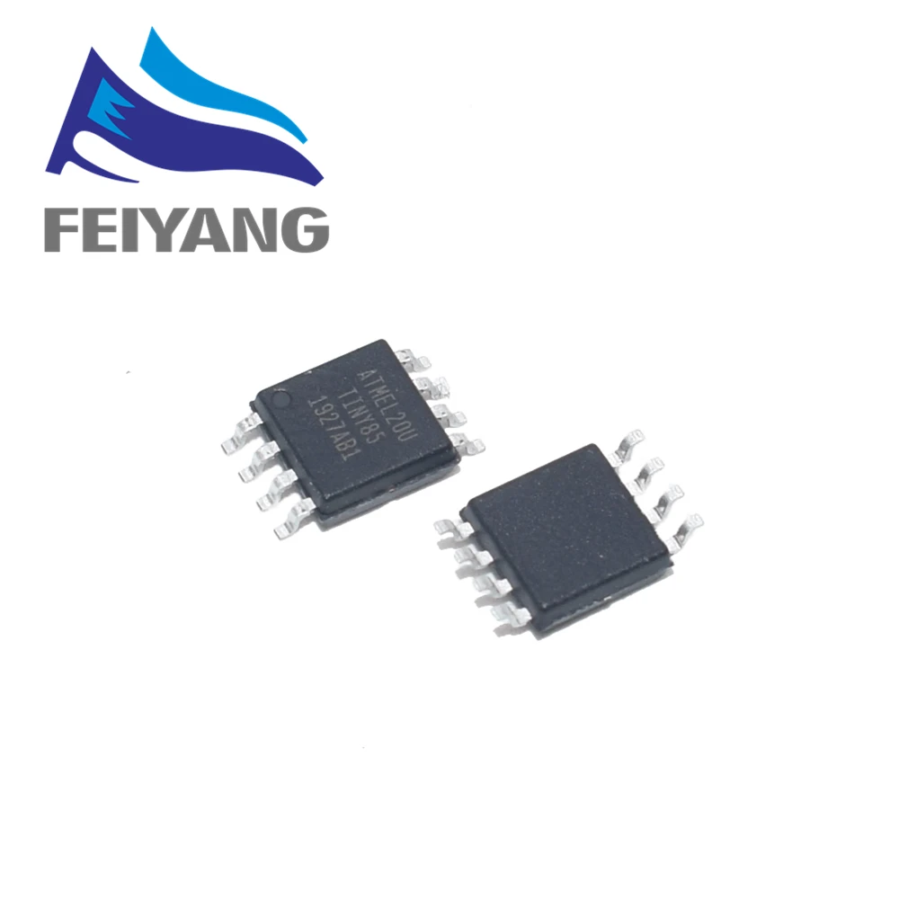 5 шт. оригинальные интегральные микросхемы ATTINY85 20SU 8BIT SOP 8 IC AVR MCU 8K 20MHZ 8SOIC