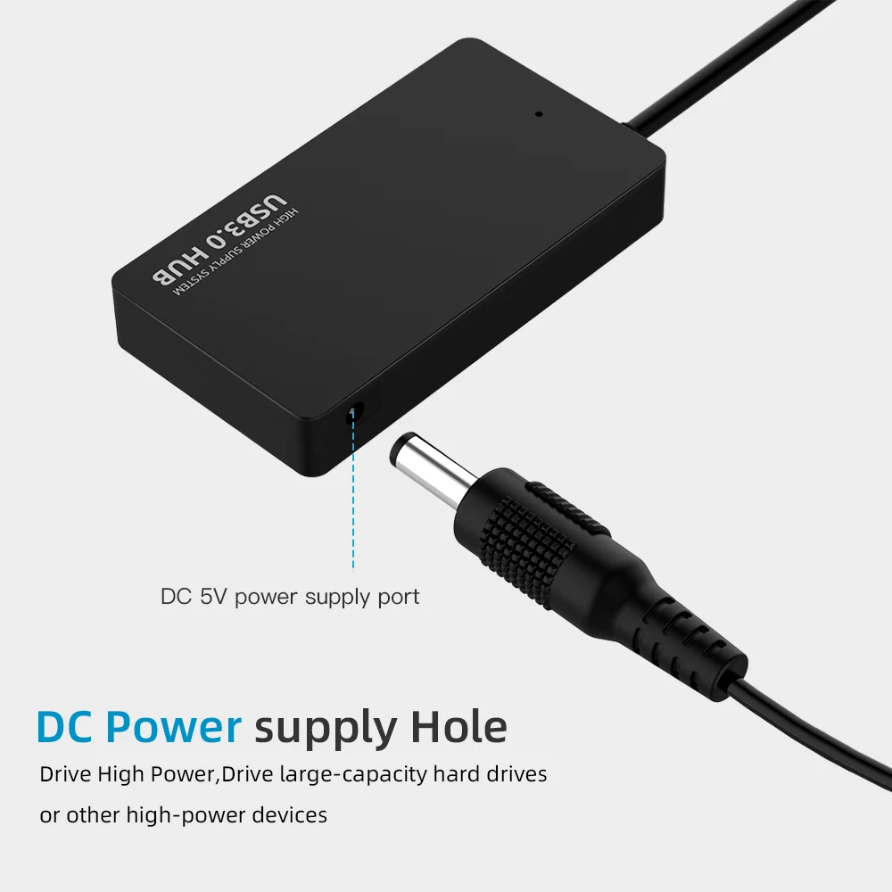 4 порта USB 3 0 концентратор 5 Гбит/с Супер Скоростной сплиттер адаптер кабель синий