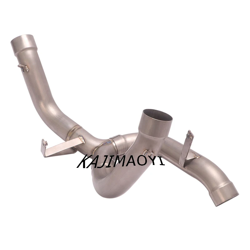 

For DUCATA MULTISTRADA 1200 1200S 1200SPORT 1200TOURIN Motorcycle Exhaust Titanium Alloy Catalyst Delete Middle Link Pipe