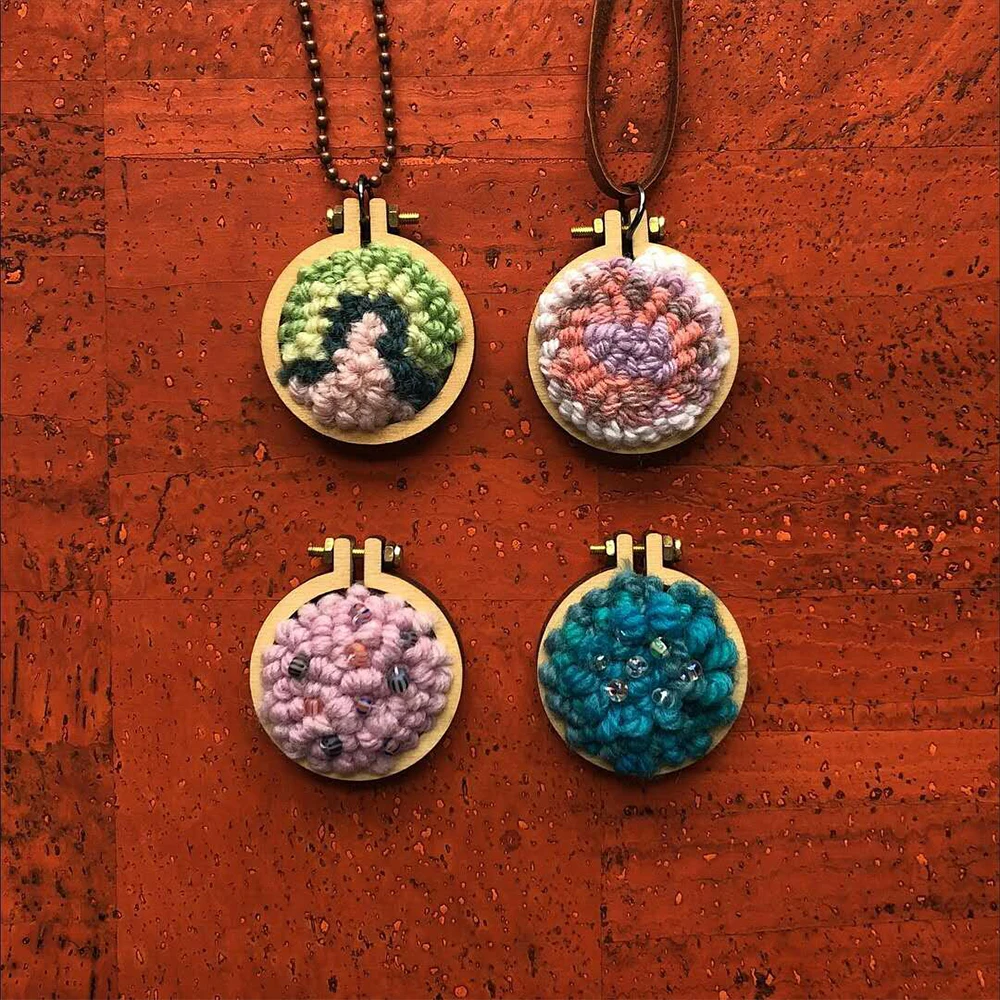 _ Креативное деревянное мини-кольцо для вышивки кольцо крестиком рамка ручной