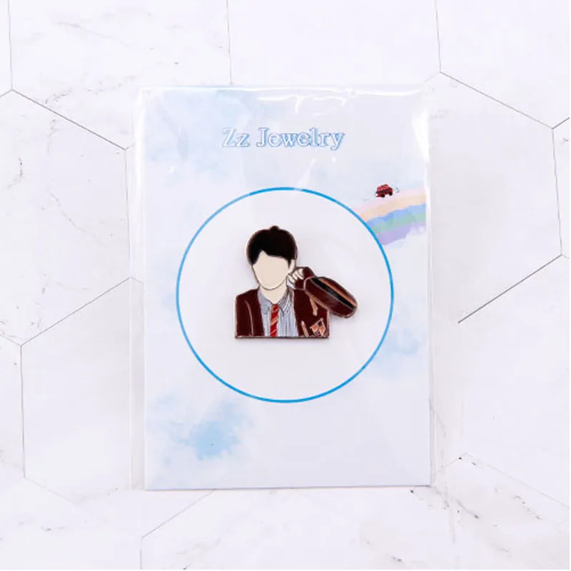 1 Pcs Kpop Bangtan Boys Badge New Album Jin Pin Brooch Accessories Jewelry For Clothes Backpack Decoration Fans Collection | Украшения и
