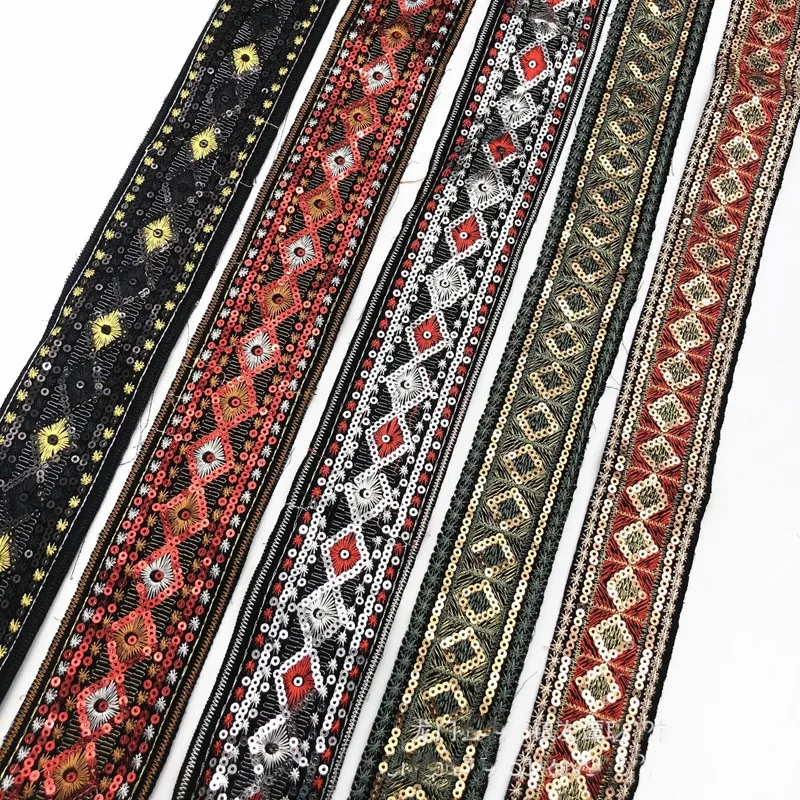 Лента-аппликатор для шитья с блестками 1 ярд | Дом и сад