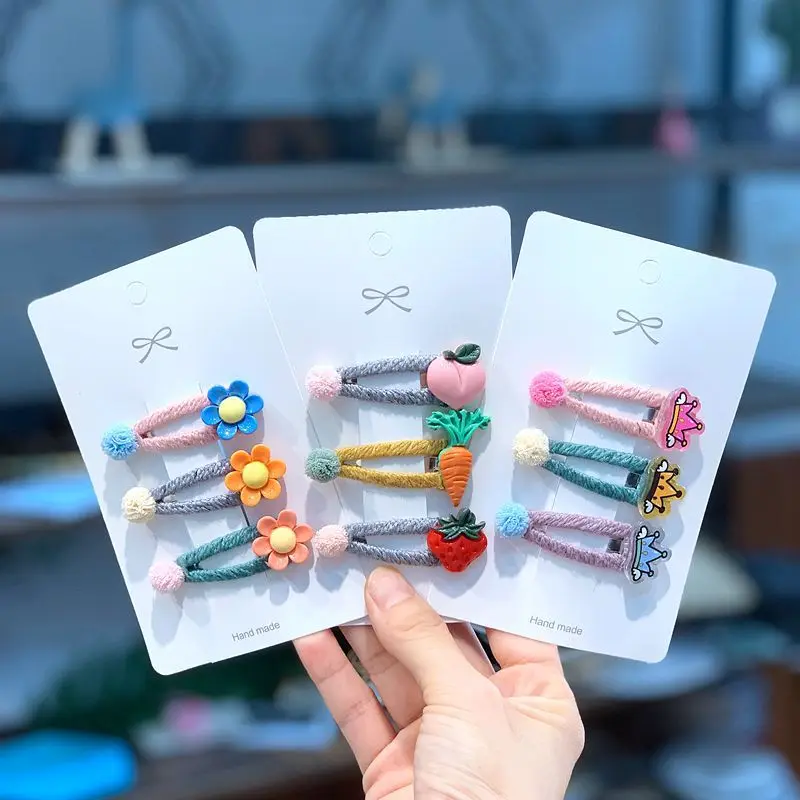 3 шт./карточка детские заколки для волос | Детская одежда и обувь