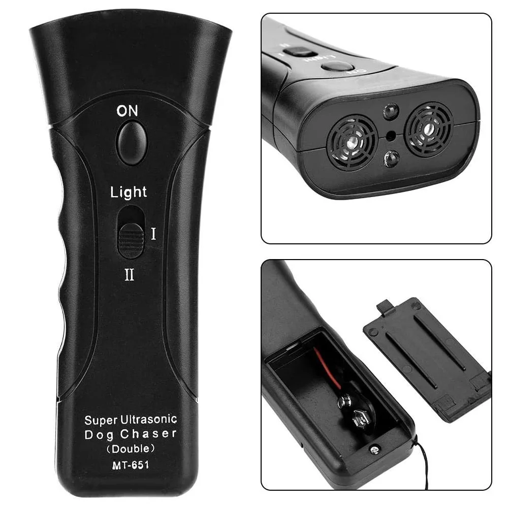 Ультразвуковой Охотник для собак останавливает Агрессивный Отпугиватель