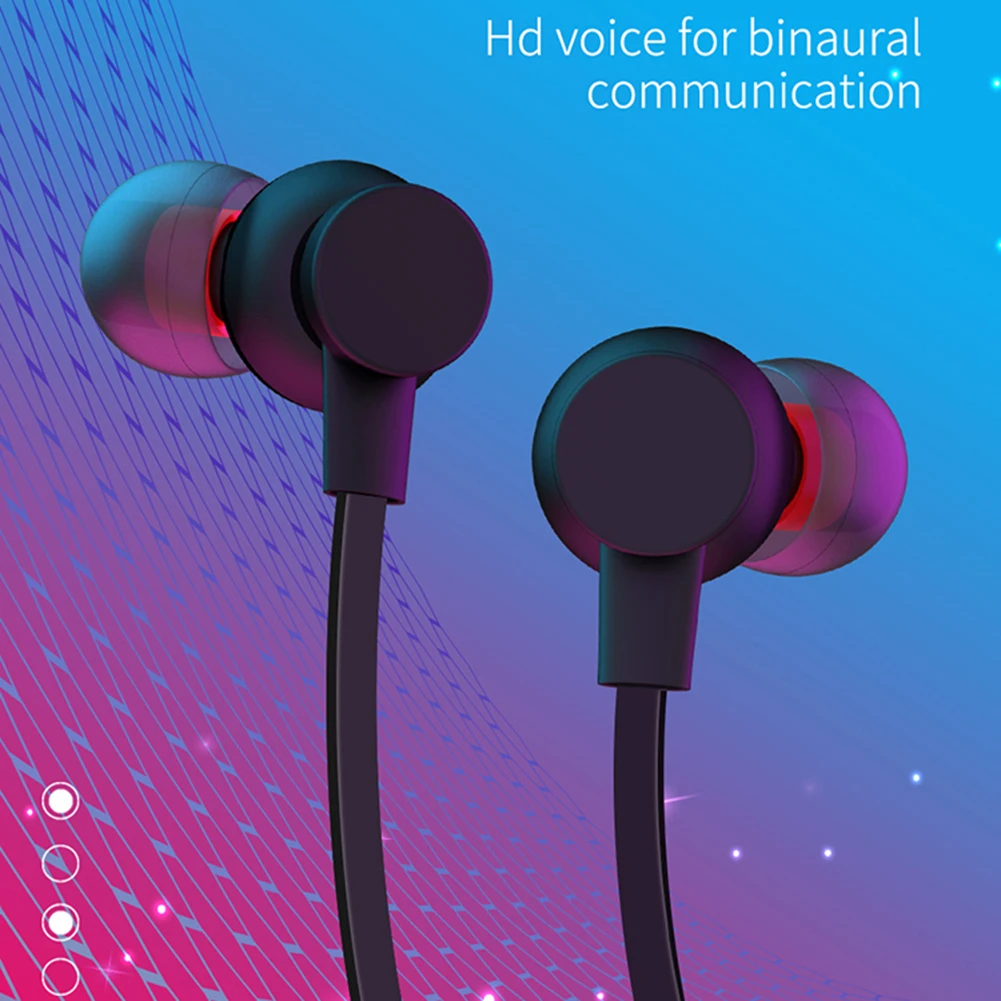 LB-T2 Bluetooth 5,0 магнитные Беспроводные наушники с нашейным ободом стерео HiFi наушники