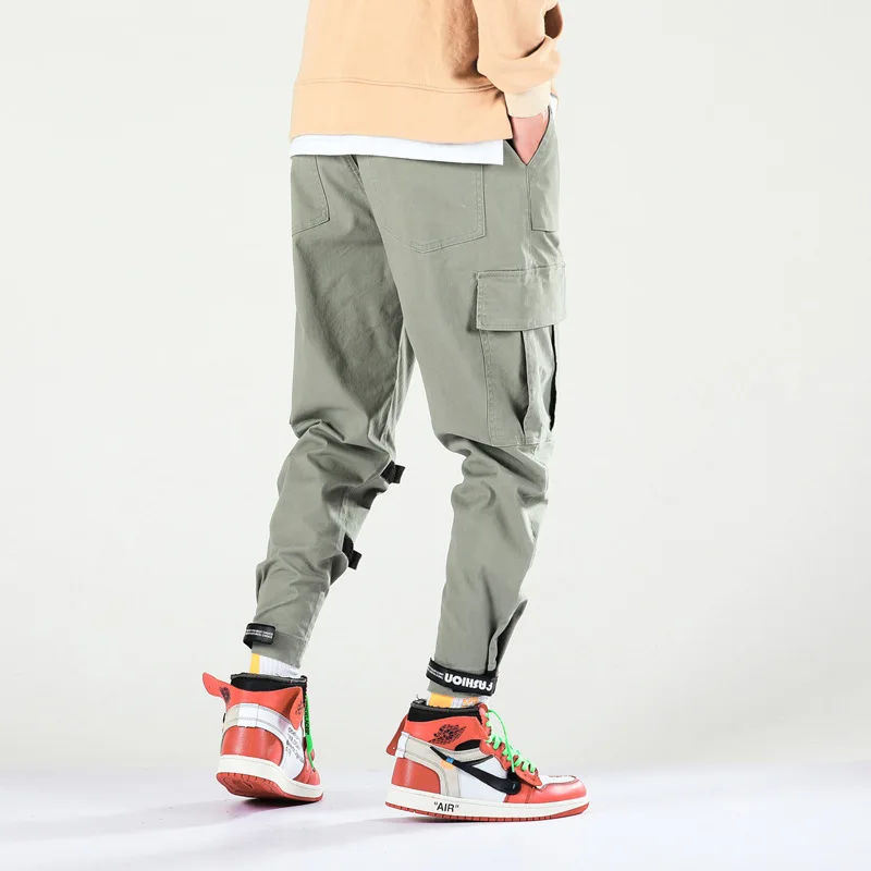

Military Style Guochao Pocket Overalls Yu Wenle Chaopai Pants Japanese Original Home Bf Youth Legged Casual Pants