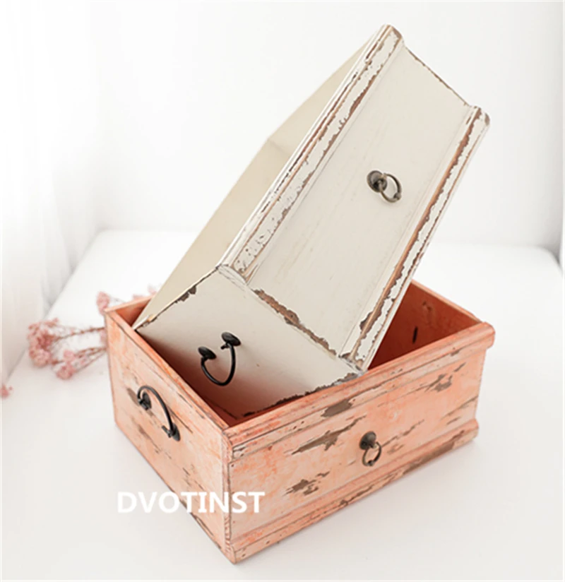 Dvotinst реквизит для фотосъемки новорожденных Для детей деревянный ящик