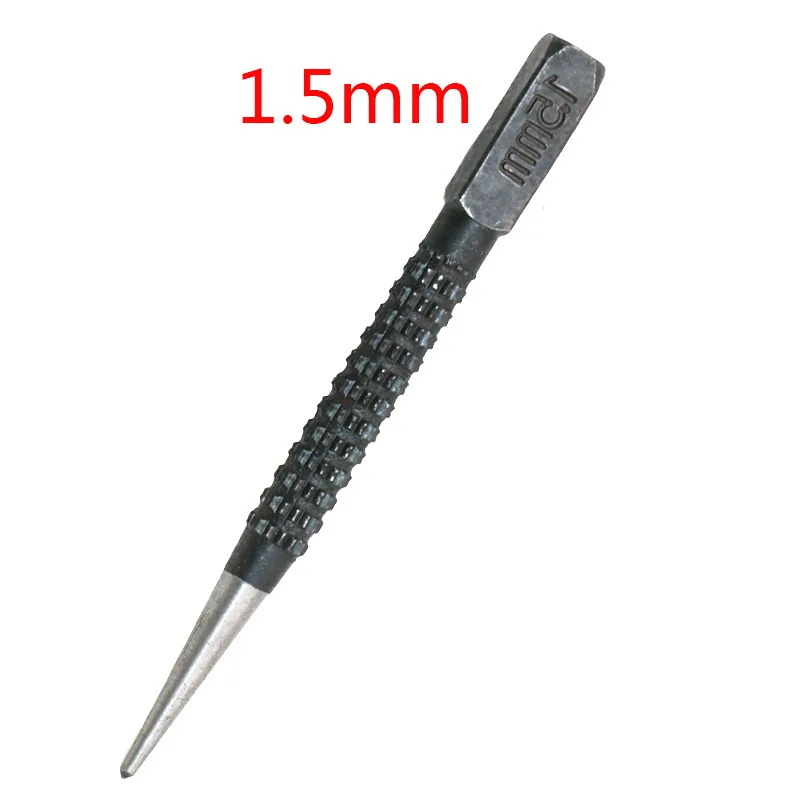 

3Pcs Non-Slip Center Pin Punch Set 3/32" High-carbon Steel Center Punch for Alloy Steel Metal Wood Drilling Tool