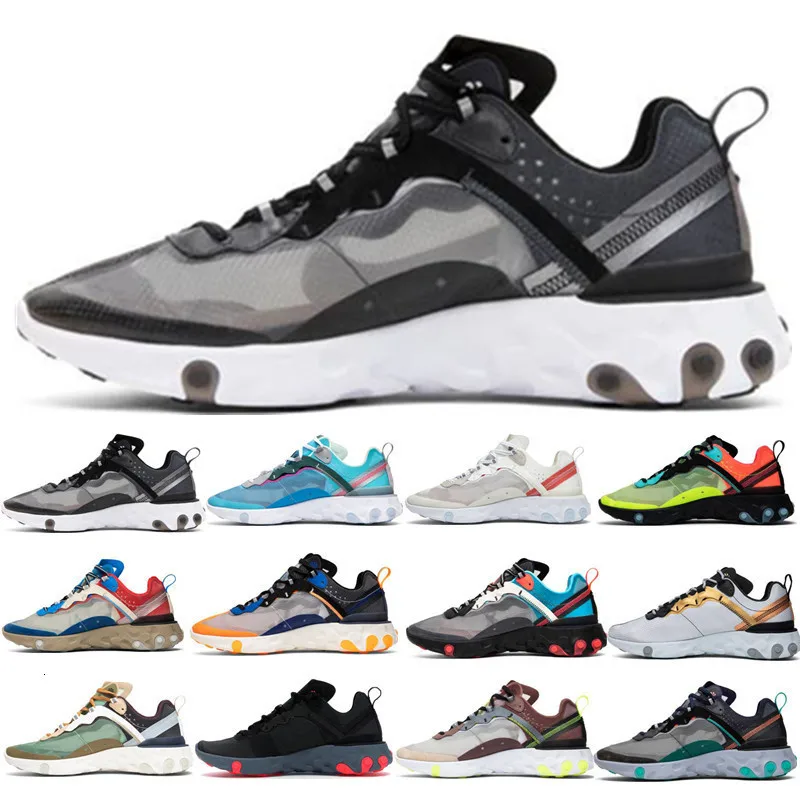 Новинка react element 87 55 спортивная обувь для мужчин Антрацит светильник кость