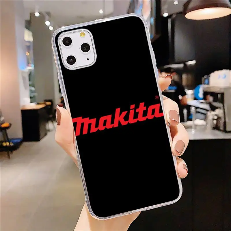 

Toolbox Makita Phone Case Transparent soft For iphone 5 5s 5c se 6 6s 7 8 11 12 plus mini x xs xr pro max