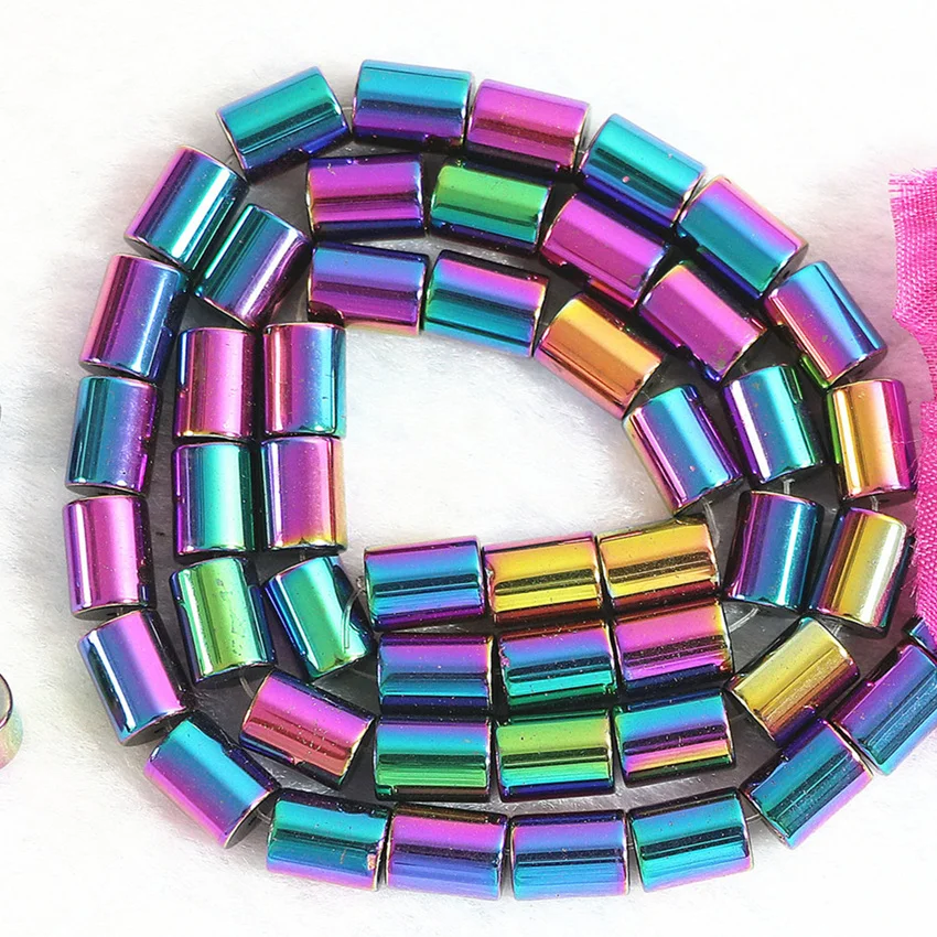 6 стилей натуральный разноцветный камень гематит свободные бусины магнитная/номагнитная трубка круглая Поворотная Звезда Сердце бочка находка 15 дюймов B181