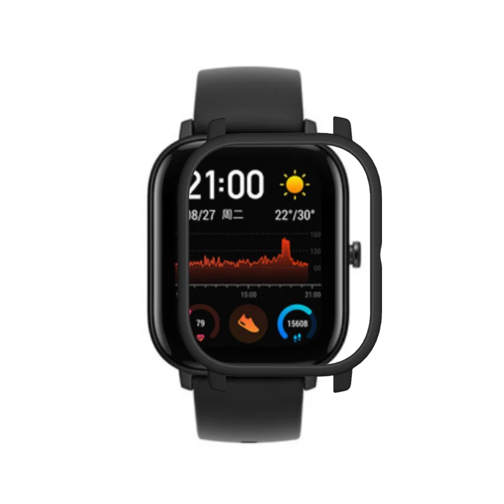 3 в 1 Аксессуары для Amazfit GTS ремешок с чехол металлический Миланский Браслет для Huami Amazfit GTS Band Защитная пленка для экрана