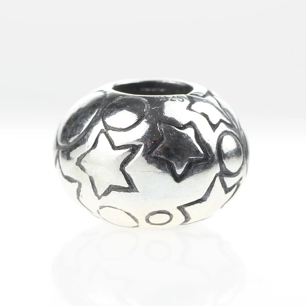 925 пробы серебро очарование бисера сказочные Носки с рисунком звезды и пузырей