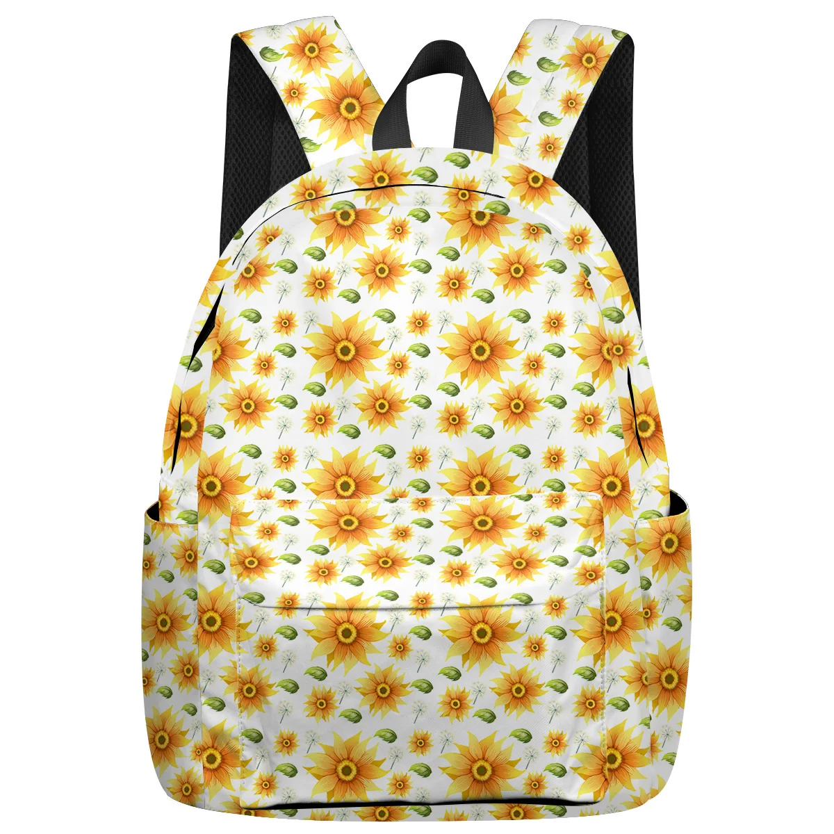 Рюкзак в скандинавском стиле с подсолнухами для женщин и мужчин рюкзаки