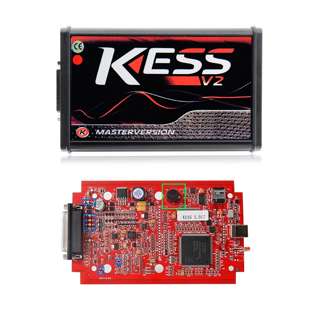 KESS V2 2 47 V5.017 красная печатная плата без Токена ограниченная с ECM титановый