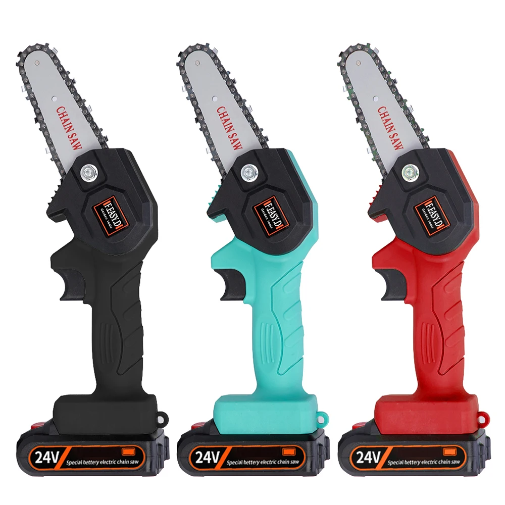 

550W Electric Chain Saw Accessories Lithium Battery Mini Pruning One-Handed Garden Tool With Chainsaws Rechargeable Woodworking