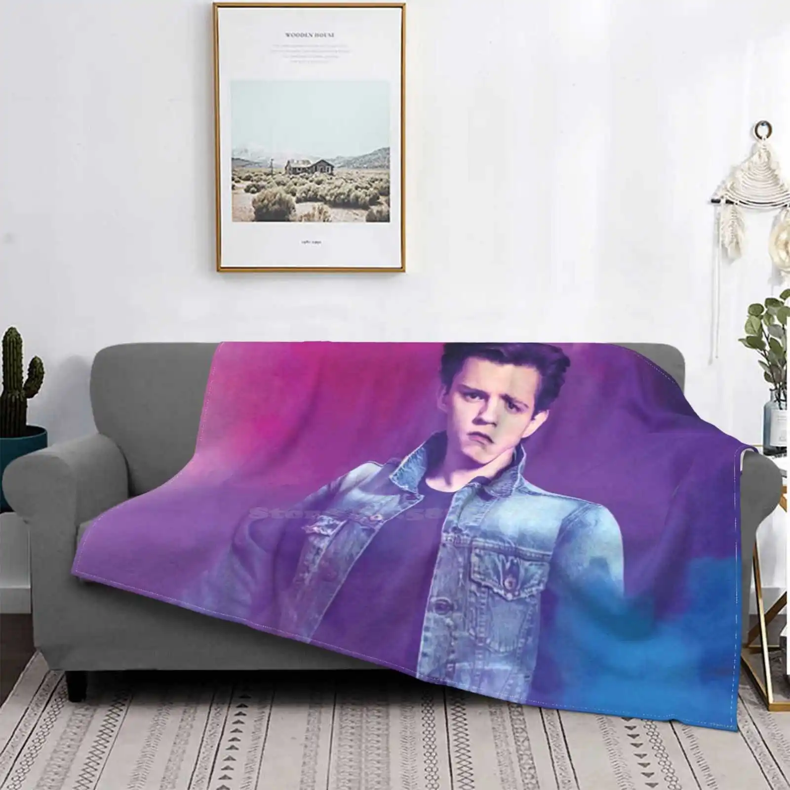 

Manta de franela de alta calidad con estampado de Tom Holland Peter Parker para niños, imágenes de paredes, gran oferta, 2019