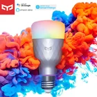 Yee светильник 1SE LED E27 умная лампа 6 Вт RGB беспроводное Голосовое управление красосветильник щение 100-240 в работает с Google Assistant SmartThing Alexa