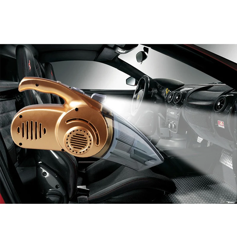 Автомобильный пылесос 4 в 1 многофункциональный с цифровым дисплеем