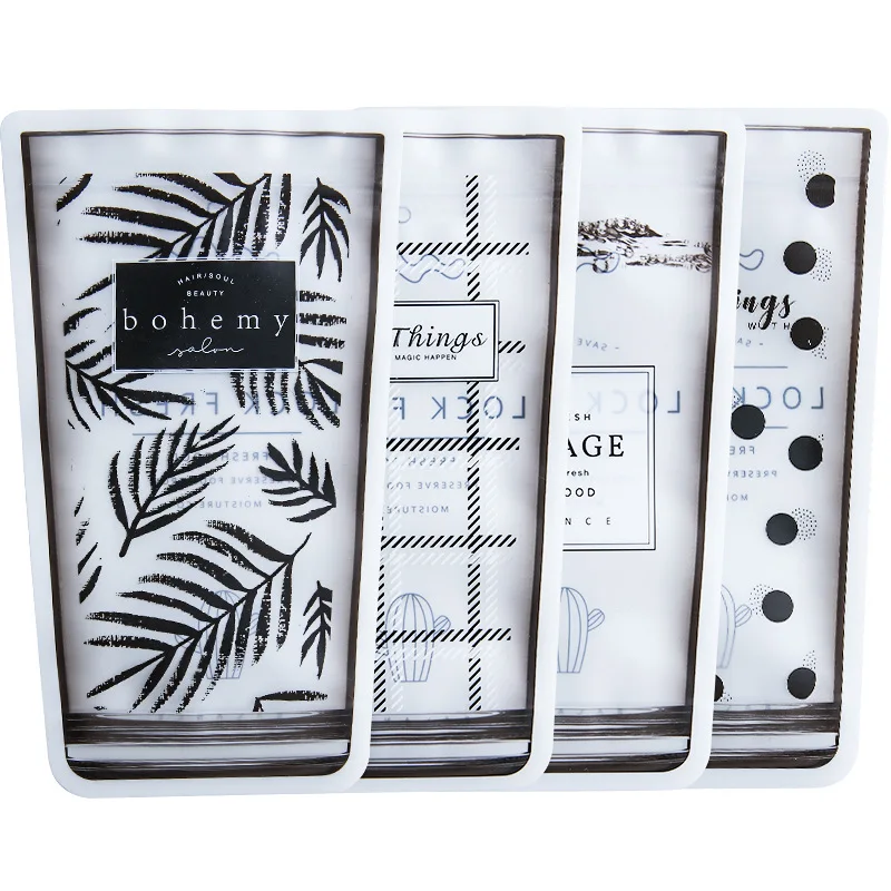 4 шт толстый мешок для хранения еды герметичный Ziplock чая и фруктов подарочные