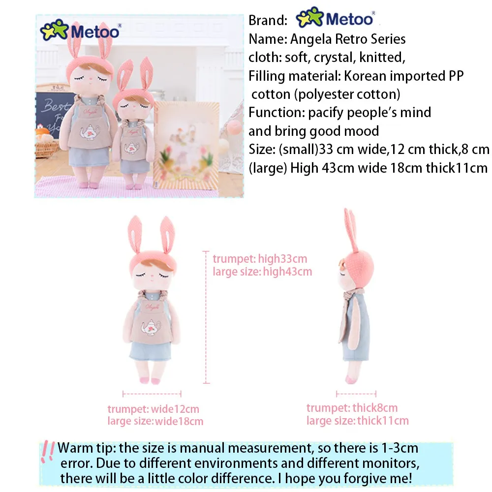 Кукла Metoo креативное моделирование подушка для кроликов Kawaii плюшевое животное