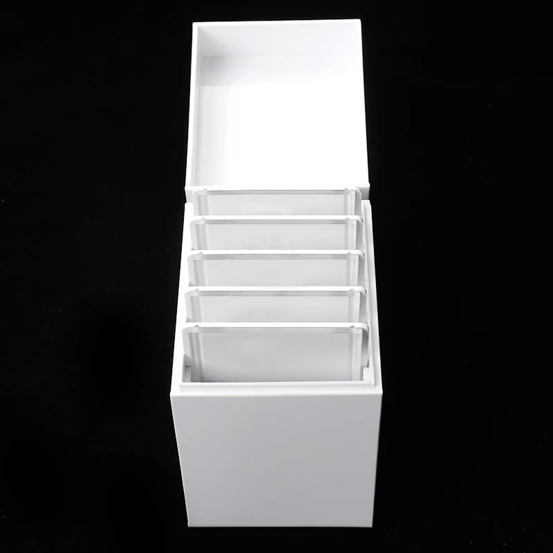 Коробки для ресниц 5 слоев коробка хранения органайзер акриловый держатель чехол