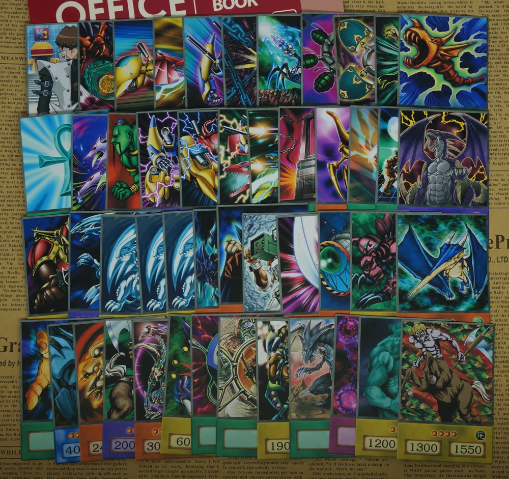 48 unids/set Yugioh Seto Kaiba cl&aacute;sico cubierta Orica Duelista Reino Unido ciudad batalla despertando a los dragones OCG arte estilo Anime tarjetas-1