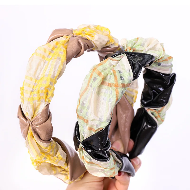 Женский обруч для волос в винтажном стиле с ободком модный сетку аксессуары