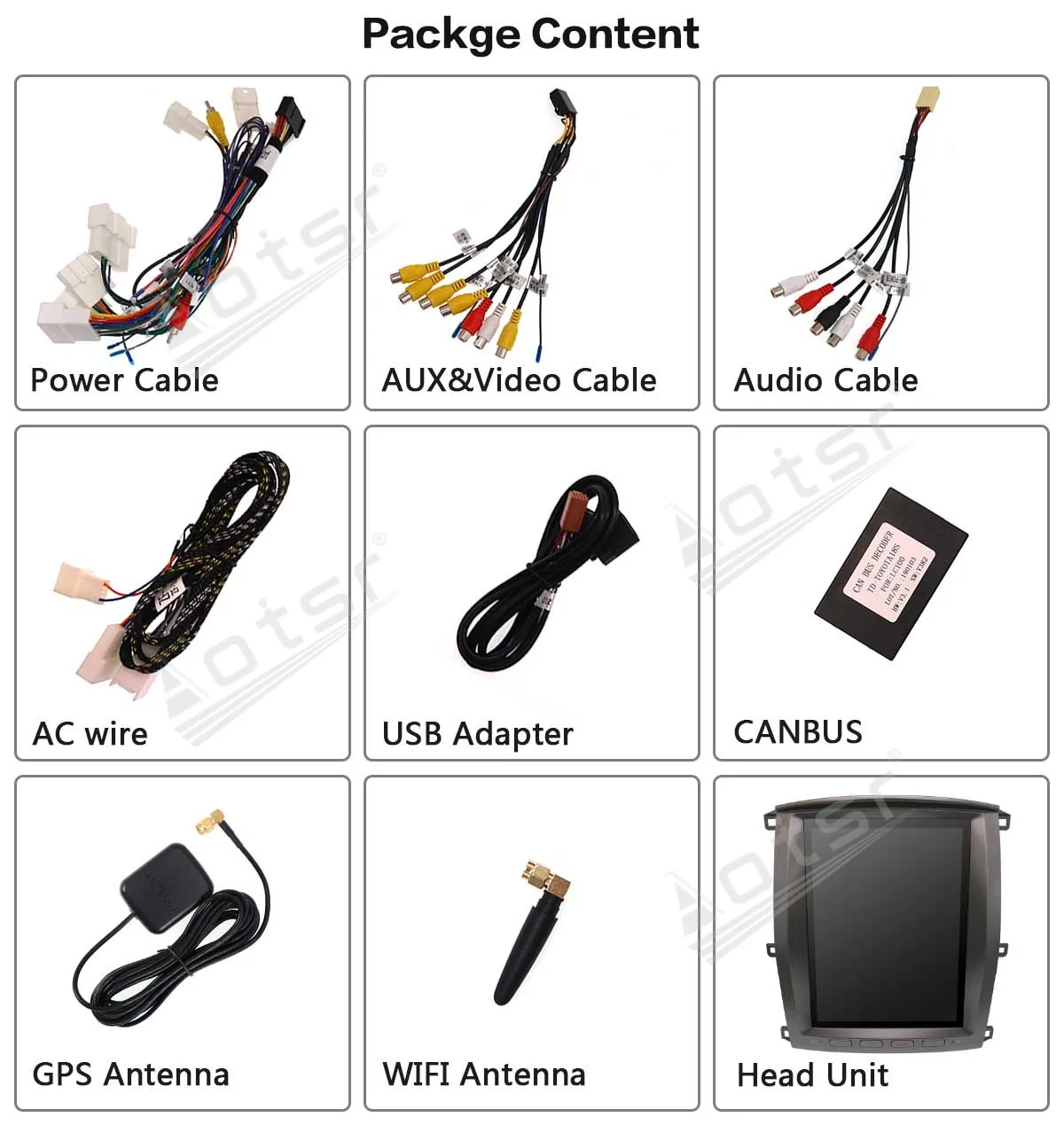 

For Toyota Land Cruiser 100 LC100 For Lexus LX470 2002-2007 Android Radio Multimedia Car Stereo Player Tesla GPS Navi Head Unit