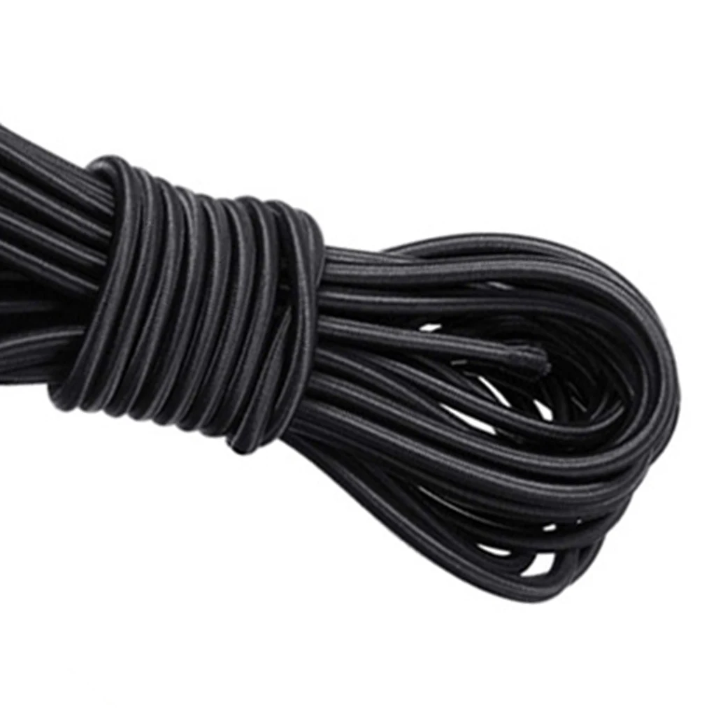 

Kayak Bungee Rigging Kit 8 Meter Bungee Cord Black J Hook And Rivet