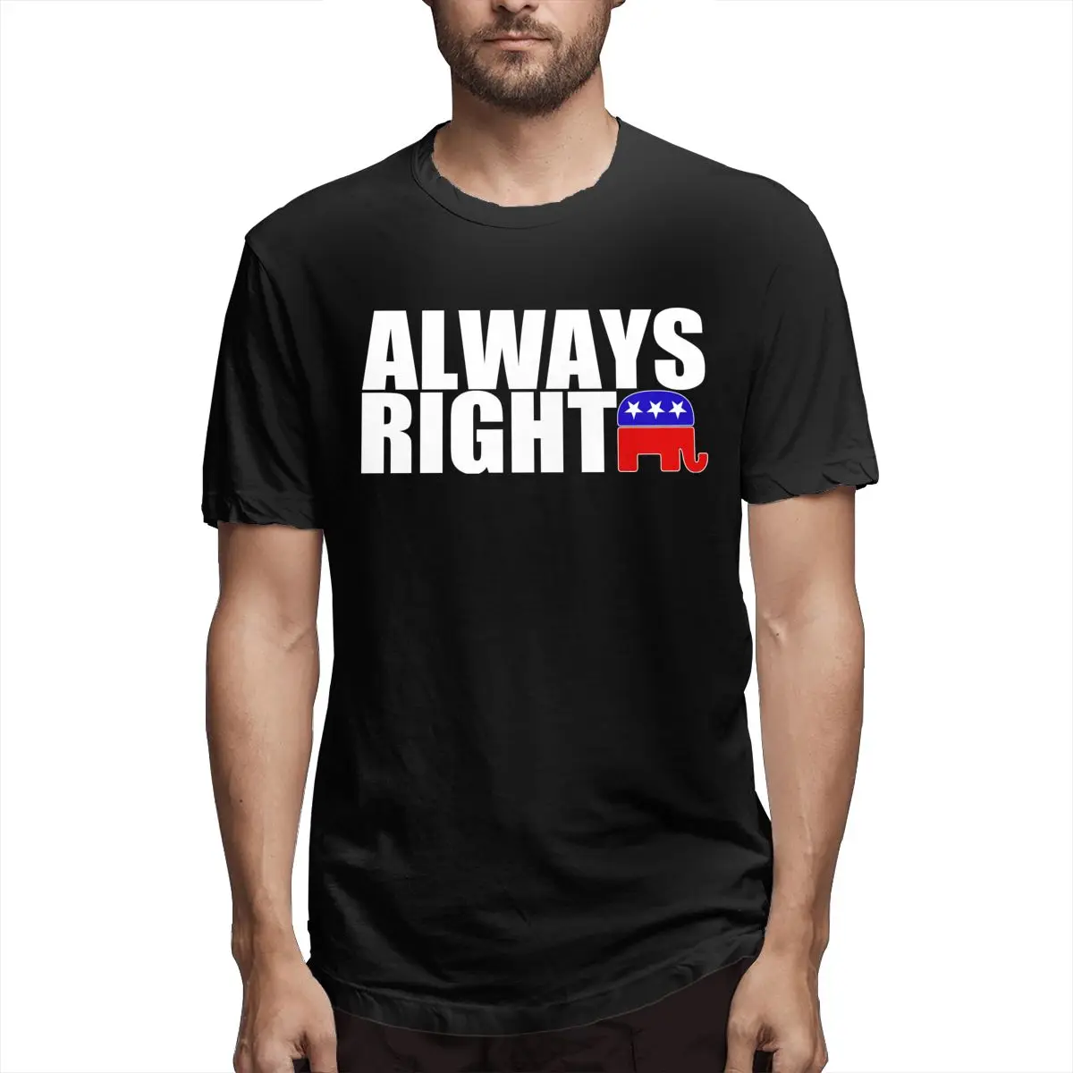 

Republicans Are Always Right (Men's) Graphic Tee Men's Short Sleeve T-shirt Funny Tops