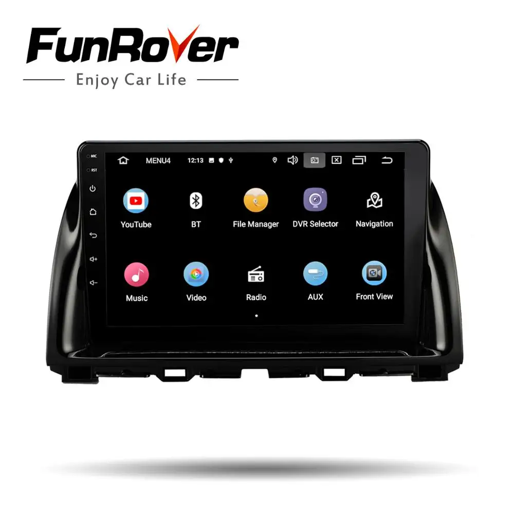 Funrover android 9,0 2.5D+ ips автомобильный dvd для Mazda CX5 CX-5 CX 5 2013- автомобильный Радио мультимедийный плеер стерео vedio gps навигация
