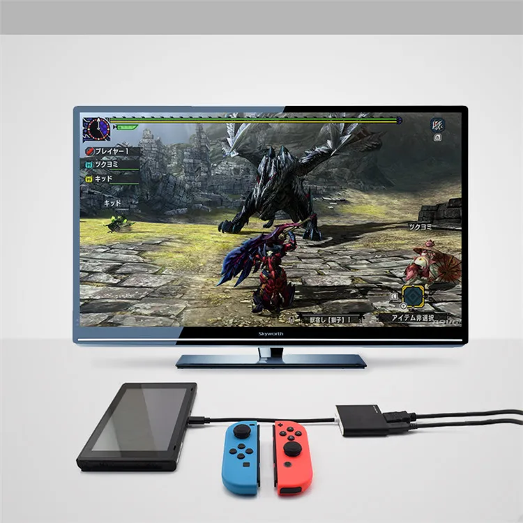 Адаптер для передачи данных Frog HDMI type-C для концентратора USB-C-HDMI Mini Dock станция HD для MacBook Xiaomi ноутбук телефон