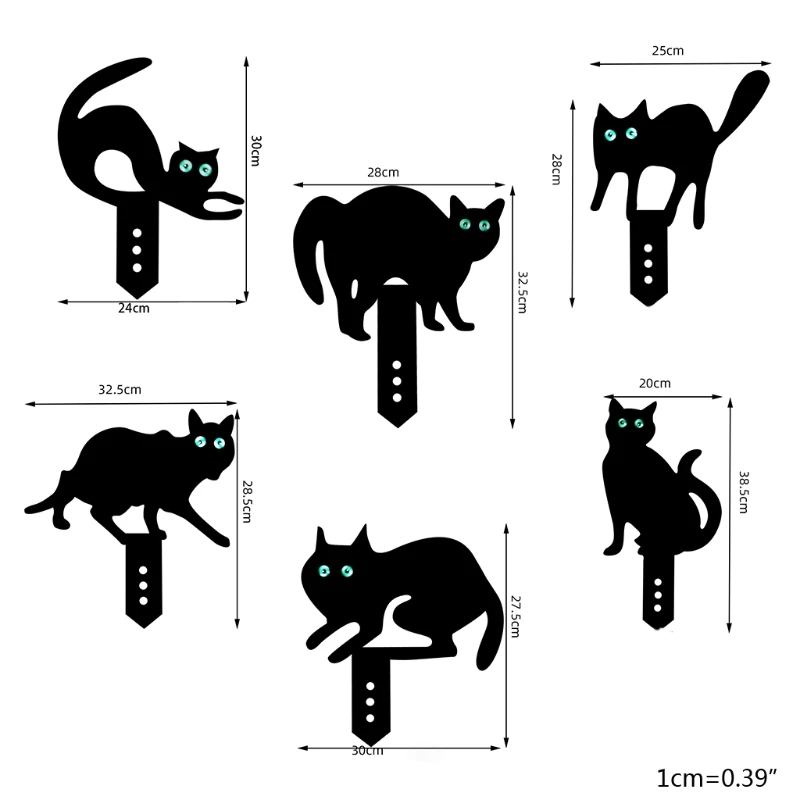 

Garden Cat Shaped Lawn Plaques Stakes Acrylic Backyard Decoration for Home Garden Decor Signs Yard Decor Pathway Patio Ornaments