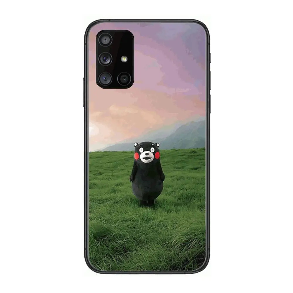 

Popularity Kumamon Phone Case Hull For Samsung Galaxy A 90 50 51 20 71 70 40 30 10 80 E 5G S Black Shell Art Cell Cover