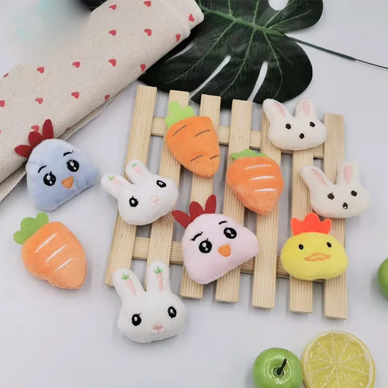 10 шт./лот DIY милые Мультяшные куклы ручной работы мягкие нашивки аппликации для