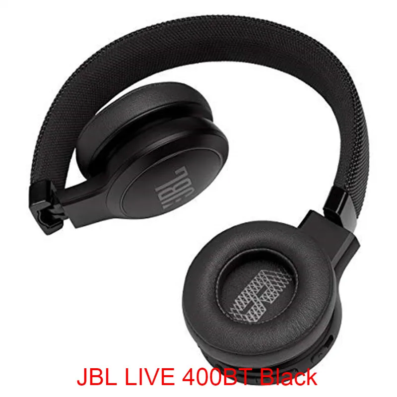 Новейшие JBL LIVE 400BT Интеллектуальные голосовые AI беспроводные bluetooth наушники Спортивная гарнитура проводные наушники для разговора игровые наушники - Цвет: JBL LIVE 400BT Black