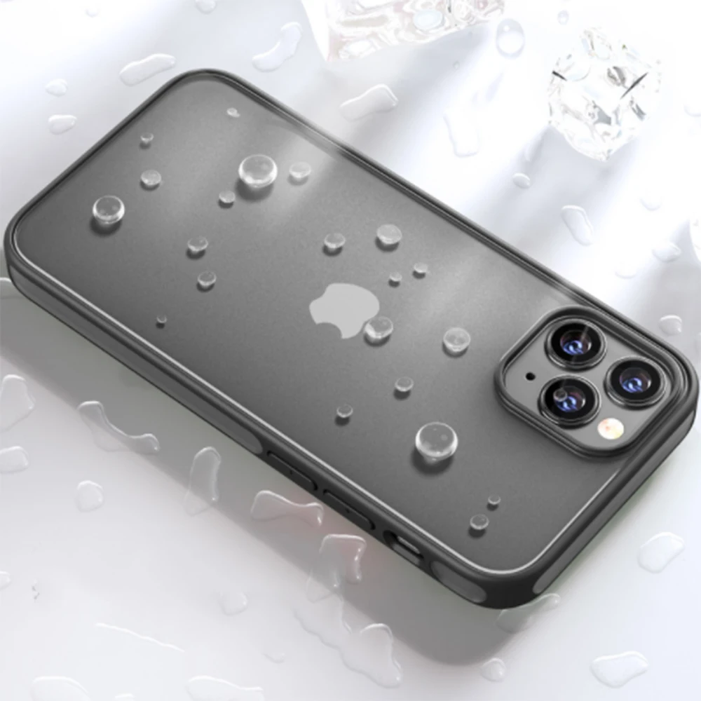 

1 PCS Mobile Phone Case Anti-drop Translucent Frosted Back Cover For iPhone 12 Pro Max Suitable For iPhone 12mini 12 Pro