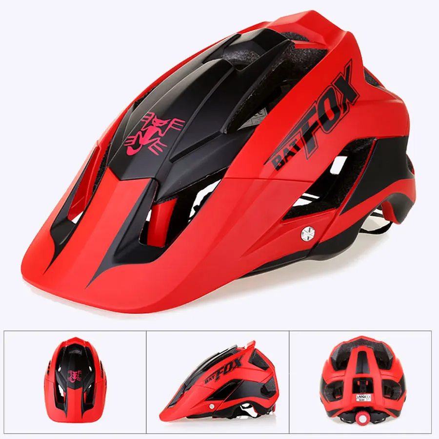 BATFOX гоночный велосипедный шлем в форме MTB дорожный велосипедный шлем для мужчин и женщин
