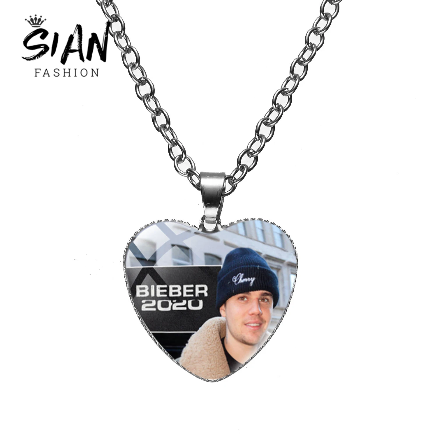 Ожерелье с изображением знаменитой поп-певицы в стиле Джастина Бибера любимый