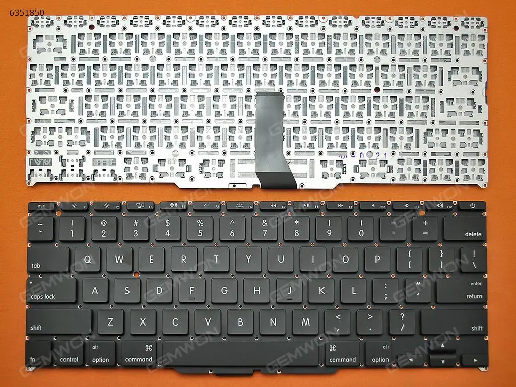 US Layout New Replacement Keyboard For Apple Macbook Air A1370 A1465 11.6&quot Laptop Notebook Black No Frame | Компьютеры и офис