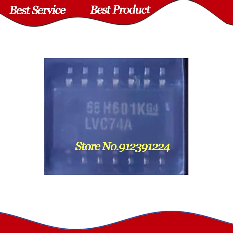 

10 Pcs/Lot SN74LVC74ANSR LVC74A SOP14 New and Original In Stock