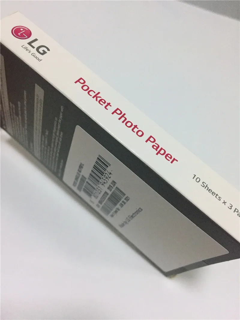 Seracase 60 шт. фотобумага s Zink PS2203 смарт мобильный принтер для LG фотопринтер PD221/PD251 PD233 PD239 бумага для печати